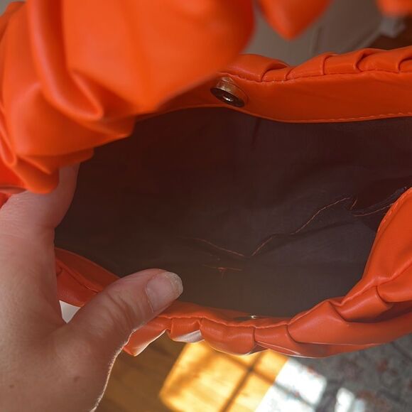 Shein Bright Orange Tangerine Shoulder Bag - Picture 7 of 7